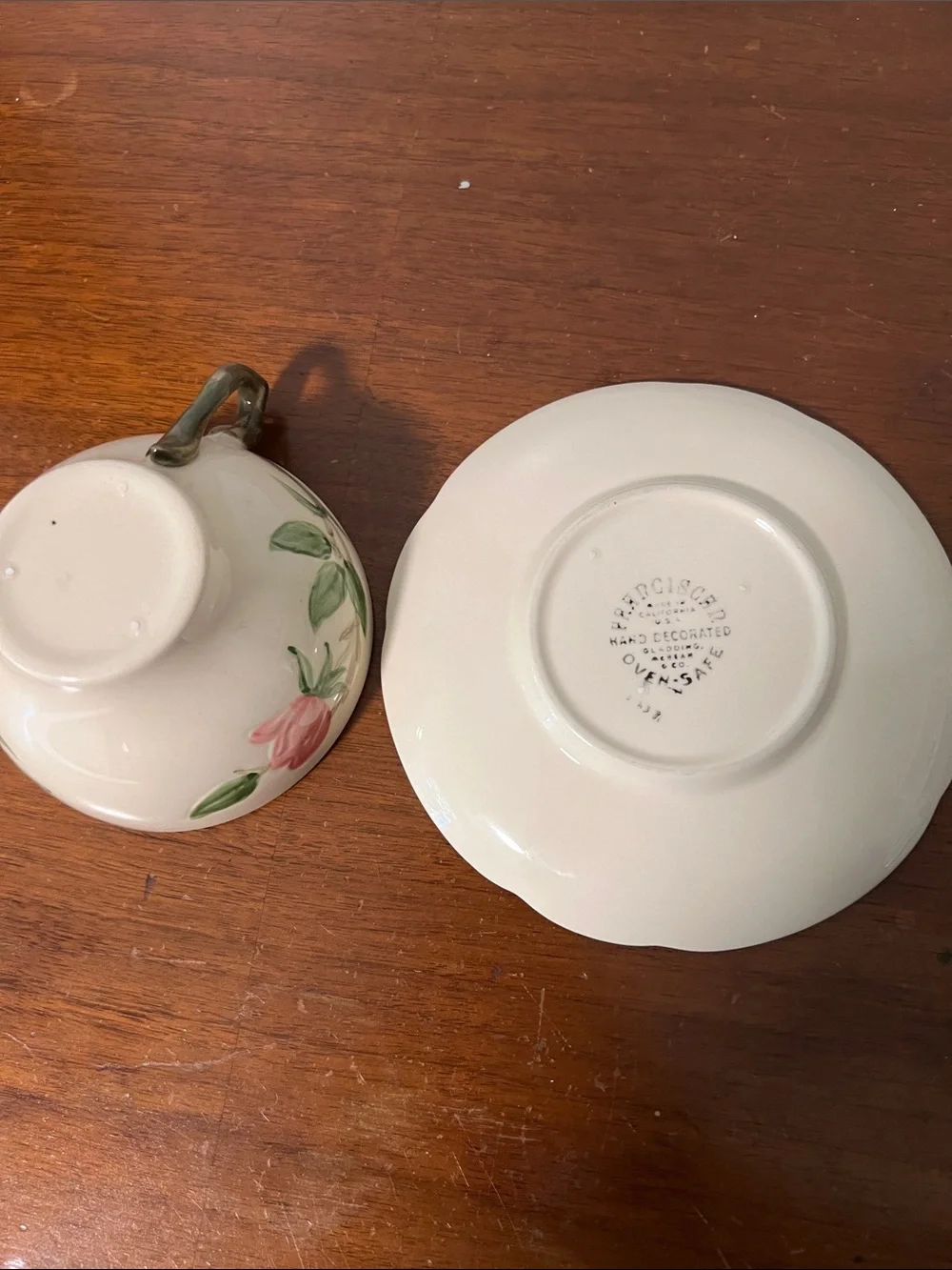 Franciscan teacup matching